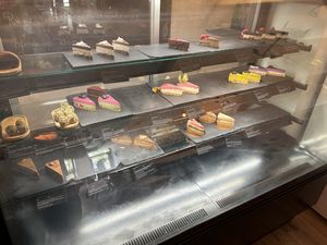 Variety of cakes  at Sublimmme in Bucharest