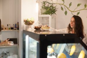 You can choose if you want a "cake-away" or if you want to have a sit and enjoy your cake in sublime ambience. at Sublimmme in Bucharest