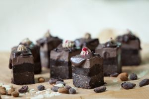 The best raw vegan chocolate cake: it`s called amandina (a traditional cake from Romania), and it`s sugar free, gluten free, lactose free! at Sublimmme in Bucharest