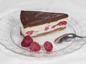 Dark chocolate, white chocolate and raspberry Delight cake- actually the most wanted sublimmme cake. at Sublimmme in Bucharest