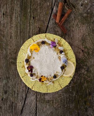 raw cake at Sublimmme in Bucharest