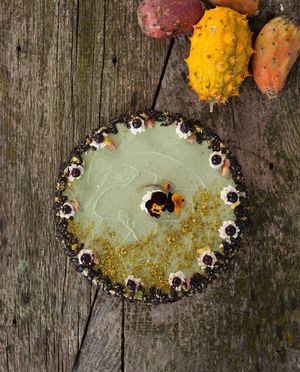 raw cake at Sublimmme in Bucharest