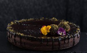 raw cake at Sublimmme in Bucharest