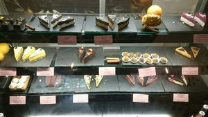 Cake selection November 2018 at Sublimmme in Bucharest