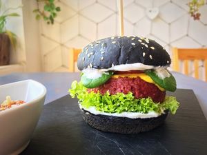 Beyond Meat Burger- a burger for everyone! at Sublimmme in Bucharest