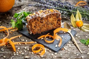 Carrot cake at Sublimmme in Bucharest