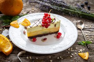 Blossom cake with chocolate, orange and ginger at Sublimmme in Bucharest