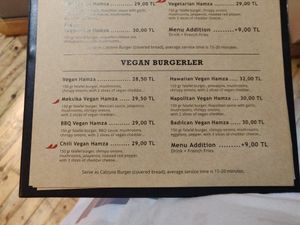 Vegan Burgers at Mr Hamza in Istanbul