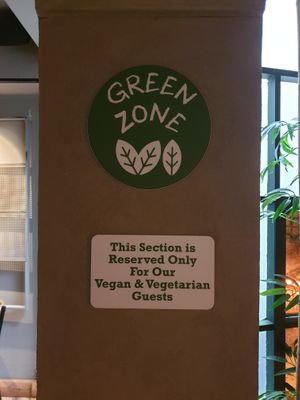 The green zone! at Mr Hamza in Istanbul