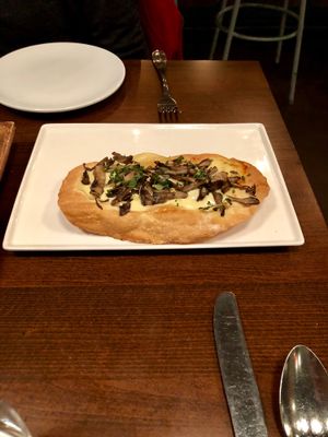 Tarte Flambe at Sans in Brooklyn