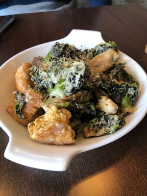 Brussel sprouts  at Sans in Brooklyn