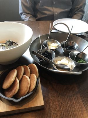 Caviar at Sans in Brooklyn