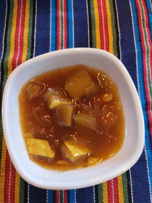 postre, no sé que fue pero muy rico! at Alma Natura in Medellin