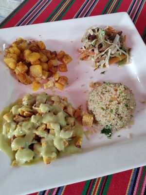 Meal of the day at Alma Natura in Medellin