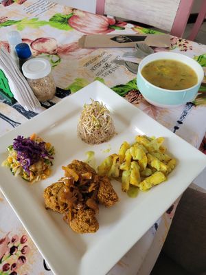 menu del día for 15k at Alma Natura in Medellin