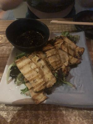 Grilled Oyster Mushrooms- Delicious!  at Doraku in Honolulu