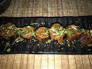 Eggplant Miso at Doraku in Honolulu