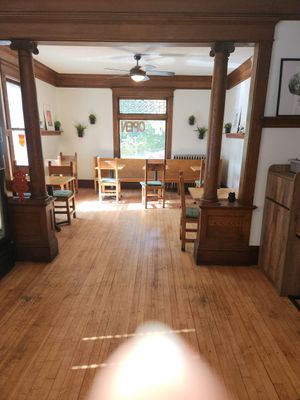 Perfect place on a sunny day at Vegan East in Minneapolis