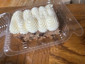 Carrot cake   at Vegan East in Minneapolis