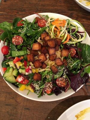 Super salad bowl at Sky Blue Cafe in Bath