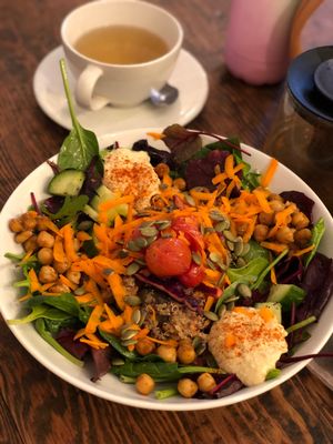 Salad at Sky Blue Cafe in Bath