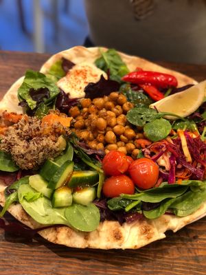 Flatbread  at Sky Blue Cafe in Bath
