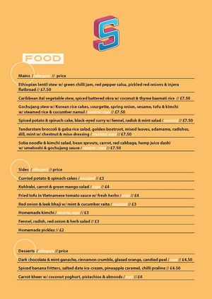 Menu, nice! at Suncraft in Bristol