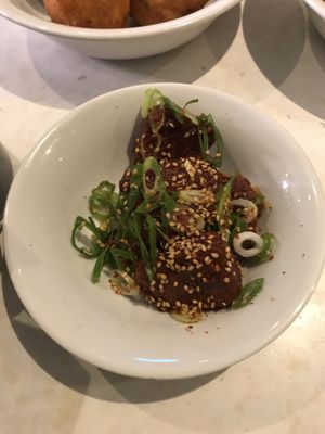 BBQ tempeh  at Suncraft in Bristol