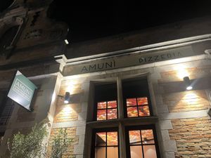 Outside of the building   at Amuni in Bruges