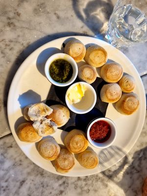 Dough balls at Pizza Express in Beverley