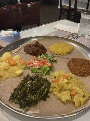   at Ethiopian Diamond Restaurant in Chicago