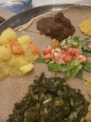   at Ethiopian Diamond Restaurant in Chicago