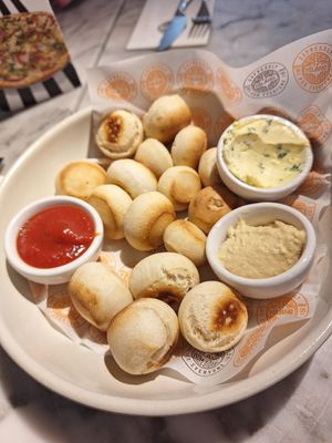 Vegan dough balls doppio at Milano - Temple Bar in Dublin