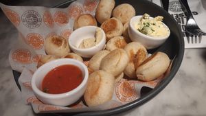 Vegan dough balls at Milano - Clarion Quay in Dublin