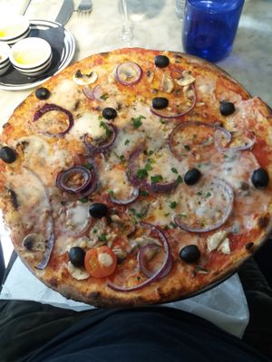 Vegan Giardinera Pizza at Milano - Clarion Quay in Dublin