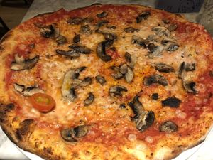 Funghi pizza  at Milano - Haddington Rd in Dublin