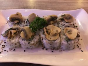 Al ajillo veggie  at Kokoa Sushi Wok in Cartagena