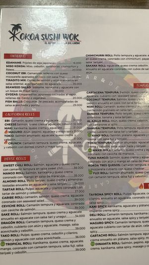   at Kokoa Sushi Wok in Cartagena