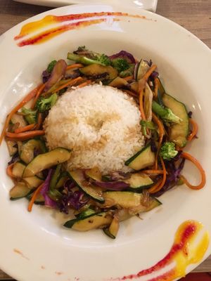 Veggie Wok at Kokoa Sushi Wok in Cartagena