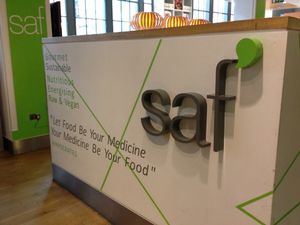 Welcoming. at Saf Restaurant and Bar in London