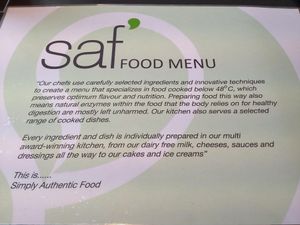 Great description. at Saf Restaurant and Bar in London