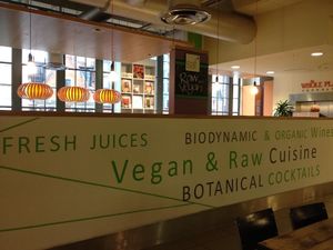 sign.  at Saf Restaurant and Bar in London