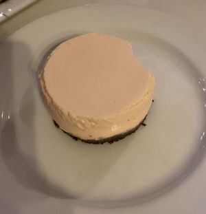 Cashew cheesecake  at N'eco's Natural Store & Cafe in Karachi