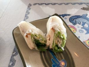 Summer Rolls with tofu.  at Asian Gourmet in Melbourne