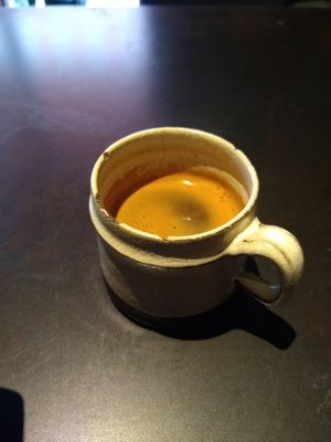 Strong coffee at Petról in Copenhagen