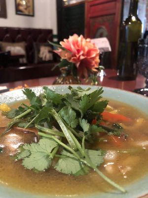 Lemongrass soup at Ssong Thai in Seoul