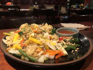 Pad Kao Pak at Ssong Thai in Seoul