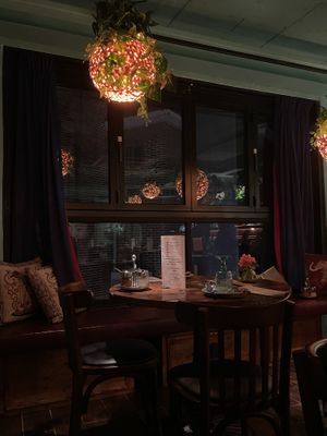 Seating area at Ssong Thai in Seoul