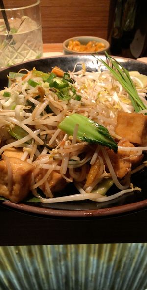 Vegan pad Thai  at Ssong Thai in Seoul