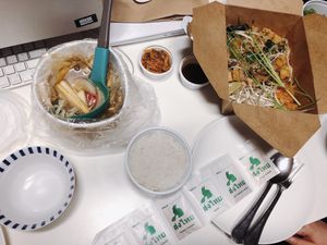 Ordered vegan Thai food from Ssong Thai by Shuttle delivery service.  at Ssong Thai in Seoul